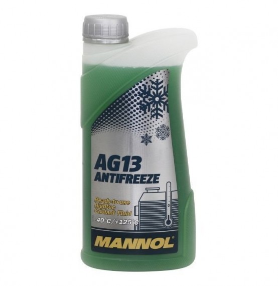 Antifreeze AG13 -40 зел прозрачная кан 1л (1,08кг)